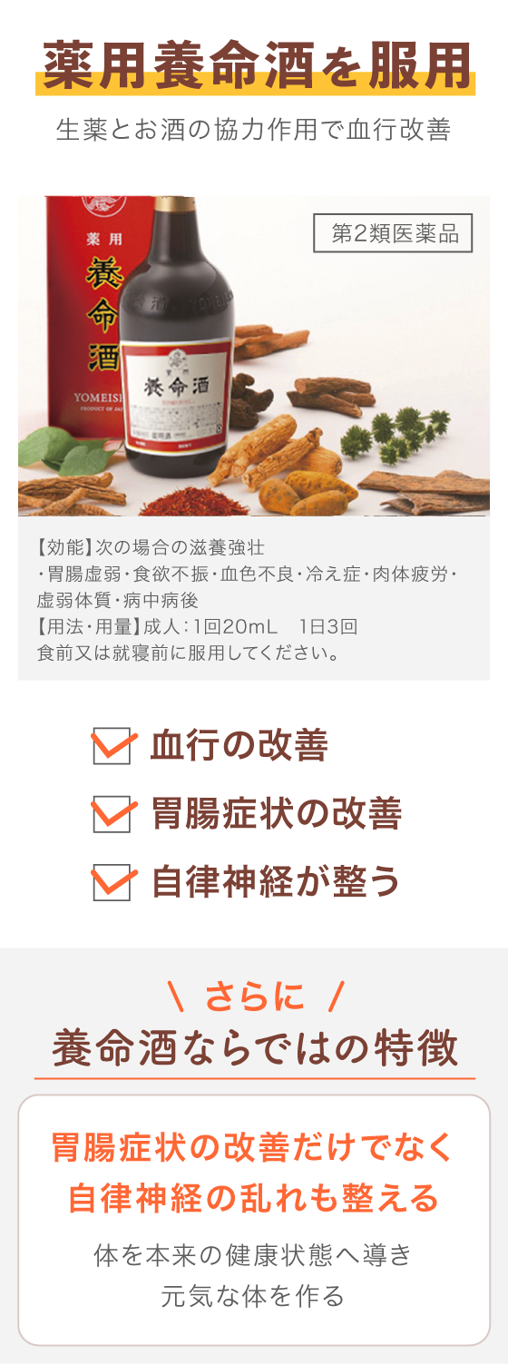 薬用養命酒を服用